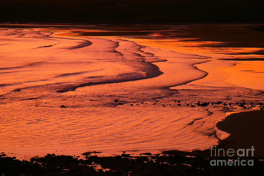 Sunset Photograph - Sunset Lahinch Ireland by Butch Lombardi