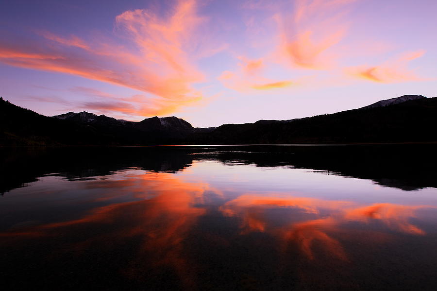 Sunset Lake Photograph by Max Chen
