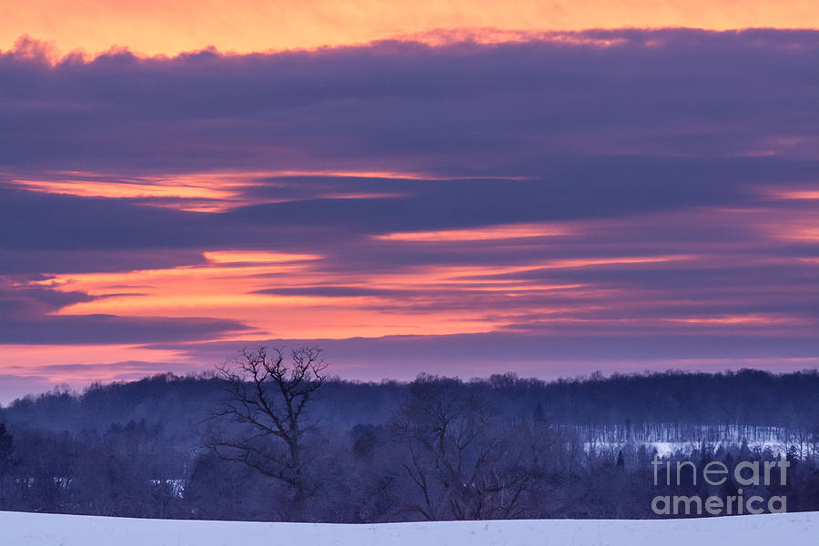 Sunset Landscape Photograph by Cheryl Baxter