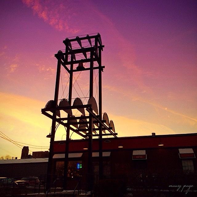Sunset Last Night At The @grmarketplace Photograph by Maury Page