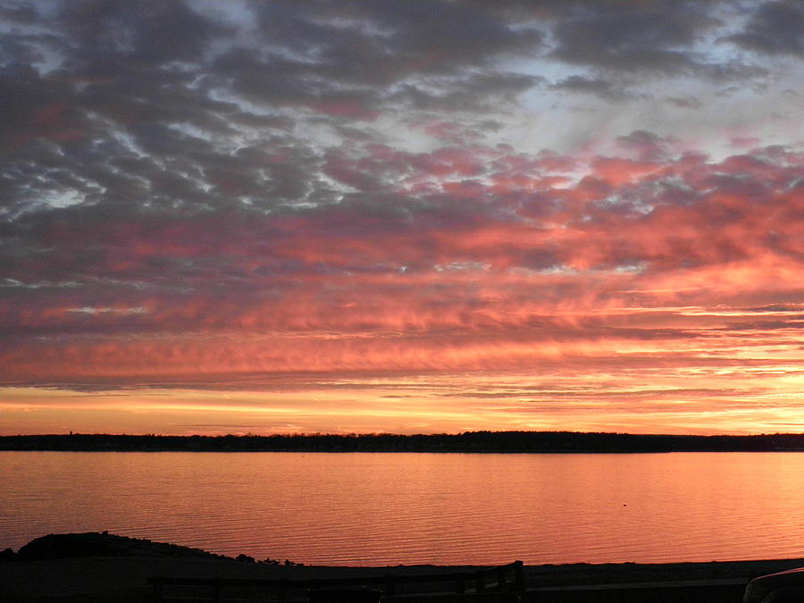 Sunset Layers on Golden Bay Photograph by Kate Gallagher - Fine Art America