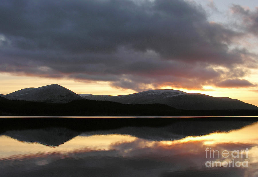 Sunset - Loch Morlich - Scotland Photograph by Phil Banks