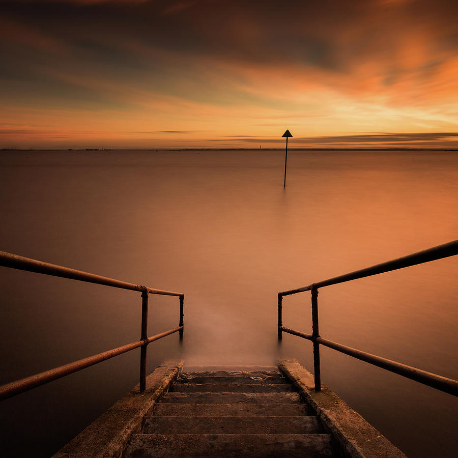 Sunset Long Exposure Photograph by Scott Baldock