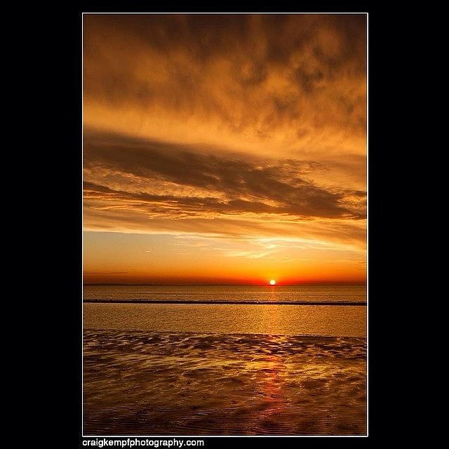 Nature Photograph - Sunset #longisland #westmeadowbeach by Craig Kempf