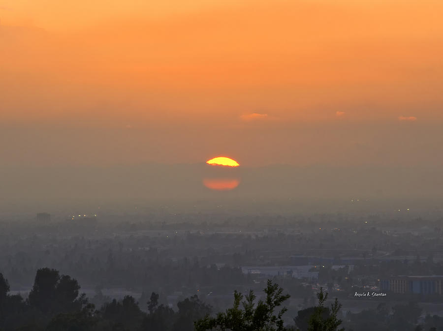 Sunset Los Angeles Style Photograph by Angela Stanton