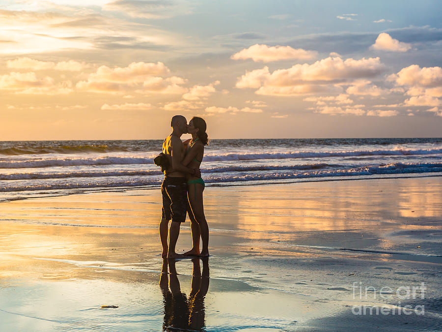 Sunset love in Bali Photograph by Didier Marti