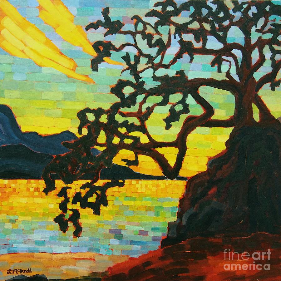 Sunset Mambo Painting by Janet McDonald