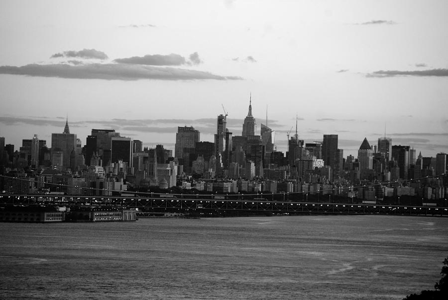 Sunset Manhattan Photograph by John Schneider