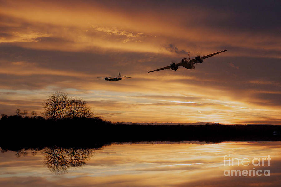 Sunset Marauders  Digital Art by Airpower Art