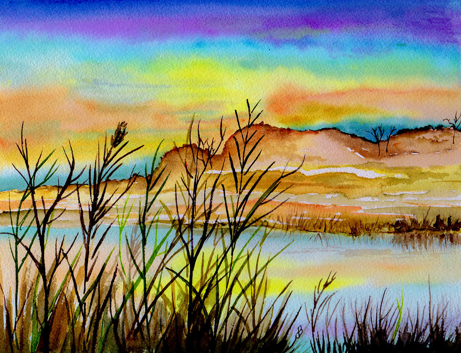 Sunset Melody Painting by Brenda Owen