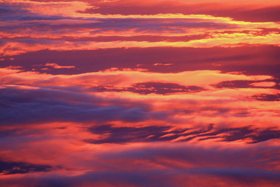 Sunset merging with Heaven Photograph by James Knight