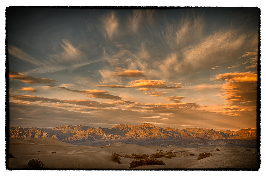 Sunset Mesquite Dunes Death Valley IMG 4208 Photograph by Greg Kluempers