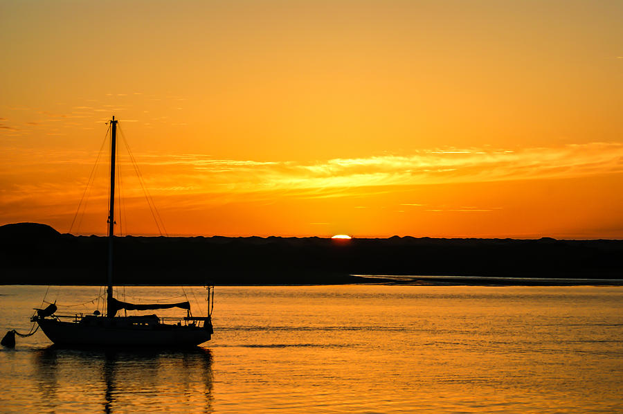 Sunset Morro Bay California Photograph by Ernest Echols