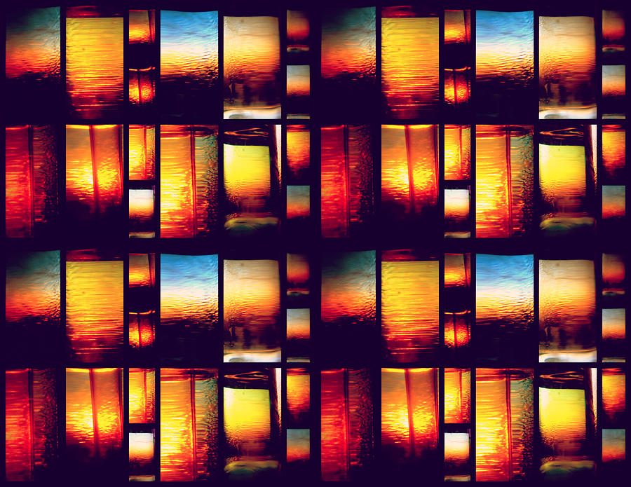 Sunset Mosaic Photograph by Aurelio Zucco
