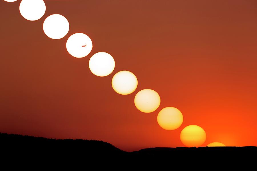 Aeroplane Photograph - Sunset Multiple Exposure by Dr Juerg Alean Aeroplane Photograph - Sunset Multiple Exposure by Dr Juerg Alean