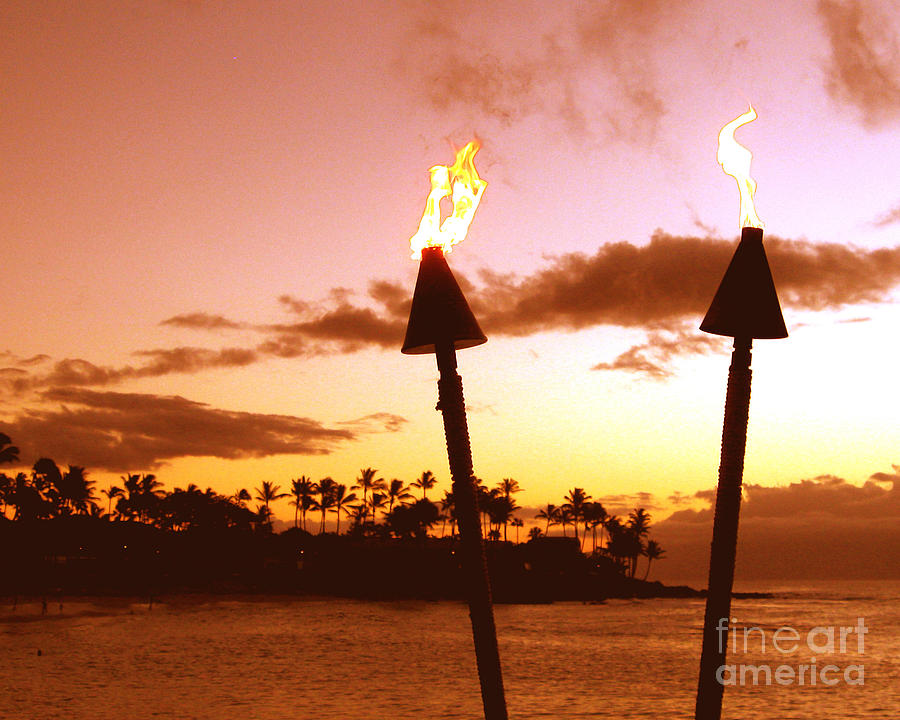 Sunset Photograph - Sunset Napili Maui Hawaii by Jerome Stumphauzer