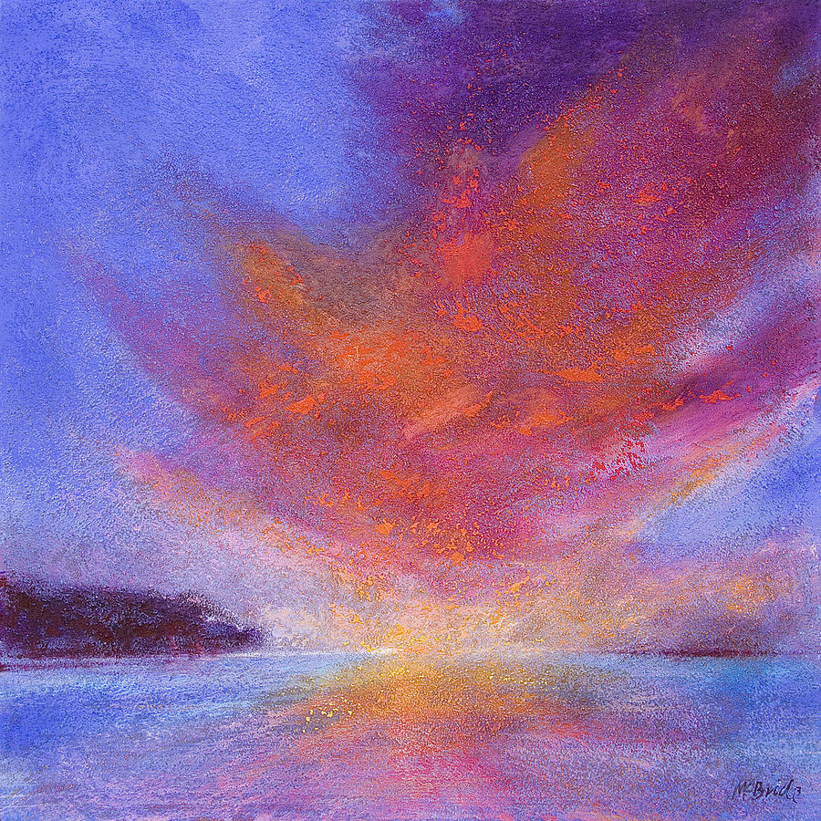 Sunset Painting by Neil McBride