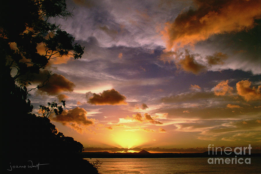 Sunset Noosa Heads Queensland Austrailia Photograph by Joanne West