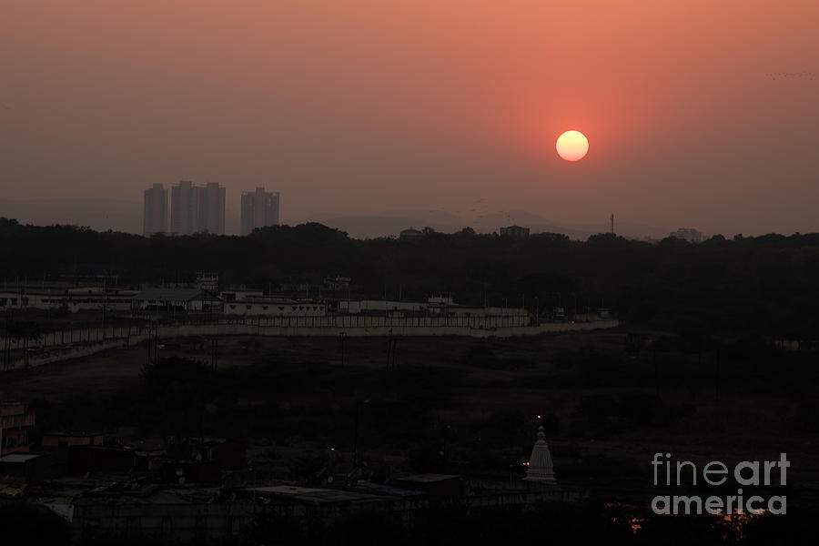 West Skyline of Pune Photograph by Kiran Joshi