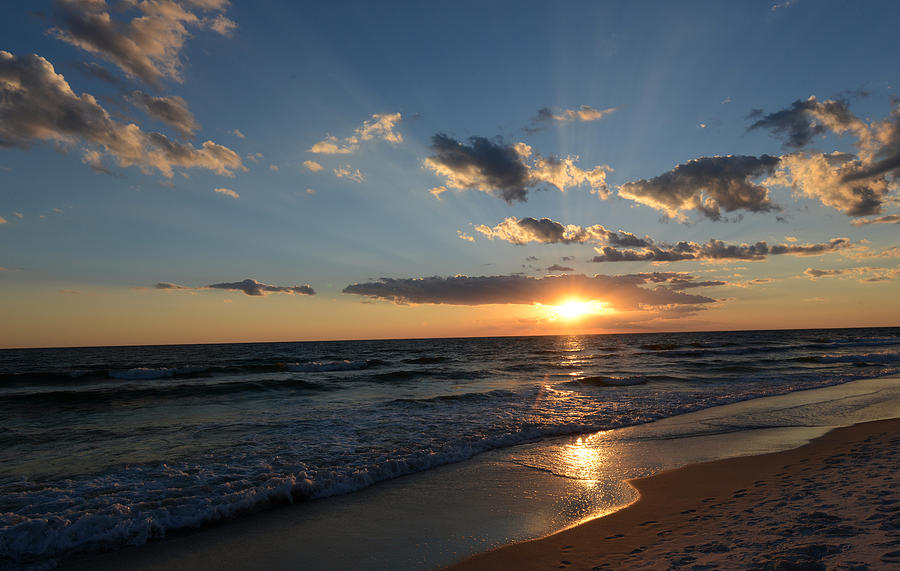 Sunset on Alys Beach Photograph by Julia Wilcox