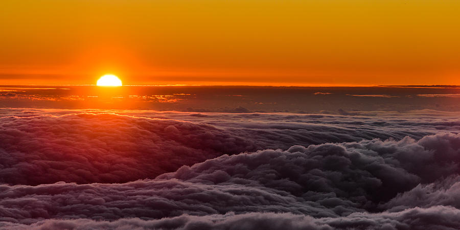 Sunset on Cloud City 1 Photograph by Jason Chu