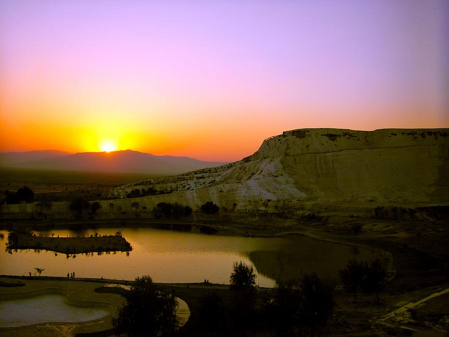 Sunset on Cotton Castles by Zafer Gurel Sunset on Cotton Castles by Zafer Gurel