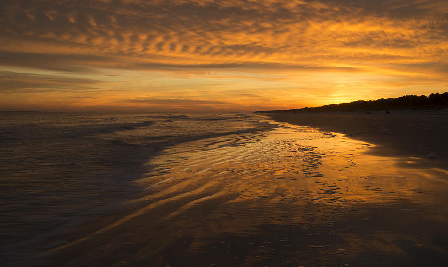 Sunset on Hilton Head Island Photograph by Bill Cubitt