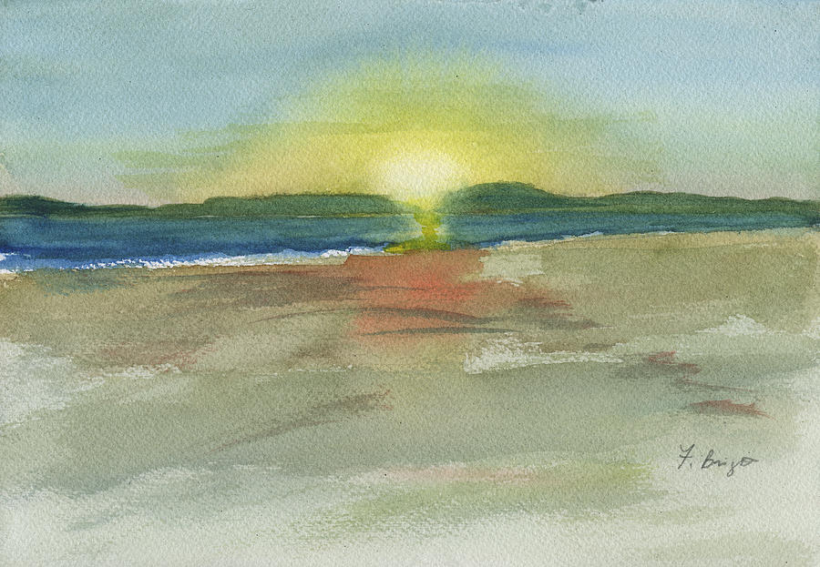 Sunset On Hilton Head Island Painting by Frank Bright
