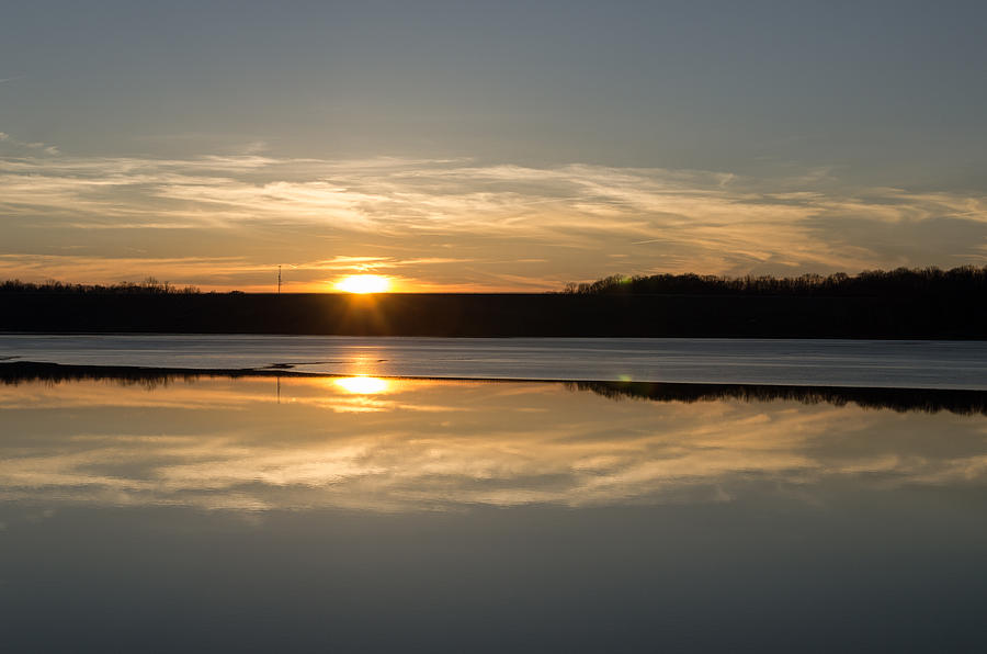 Sunset Photograph - Sunset On Ice by Diana Boyd Sunset Photograph - Sunset On Ice by Diana Boyd