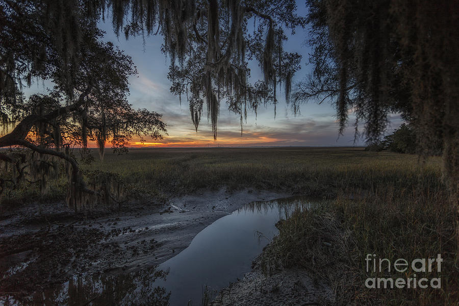 Sunset on Jekyll Island Photograph by Tim Wemple