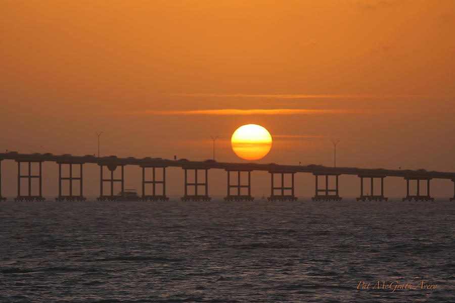 Sunset Photograph - Sunset on Laguna Madre Bay by Pat McGrath Avery Sunset Photograph - Sunset on Laguna Madre Bay by Pat McGrath Avery
