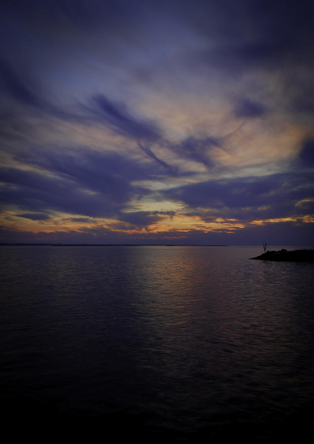 Sunset on Lake Poygan 1 Photograph by Thomas Young