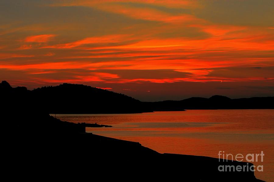 Sunset on Losinj Photograph by Norman Gabitzsch