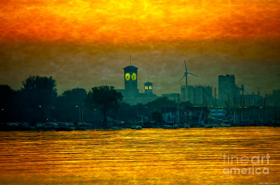 Sunset on Milwaukees South Side  Photograph by Mary Machare
