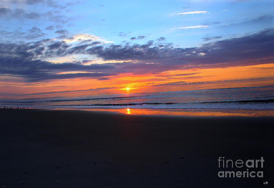 Sunset on Ocean Isle Photograph by Sandra Clark