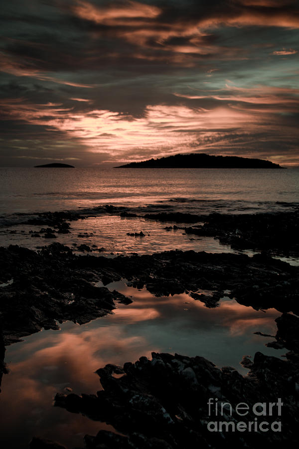 Sunset On Sea Photograph