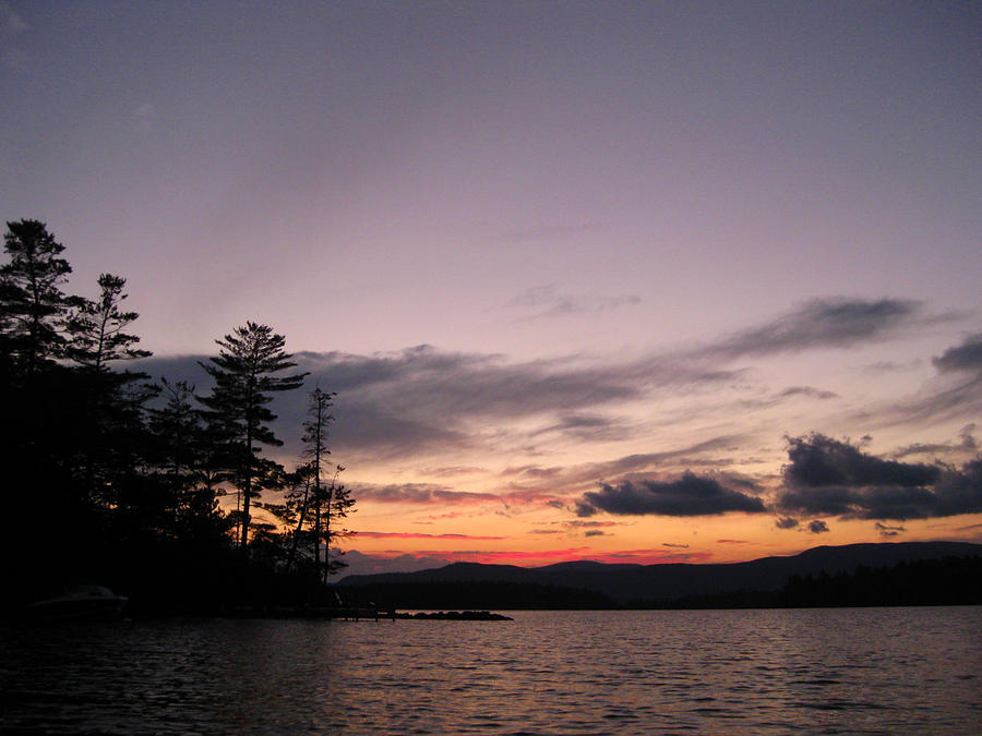 Squam Lake Photograph - Sunset On Squam Lake by Jill Blackwood Squam Lake Photograph - Sunset On Squam Lake by Jill Blackwood