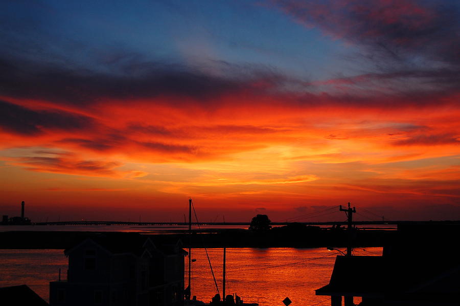 Sunset On The Bay Ocean City NJ Photograph by James DeFazio - Fine Art ...