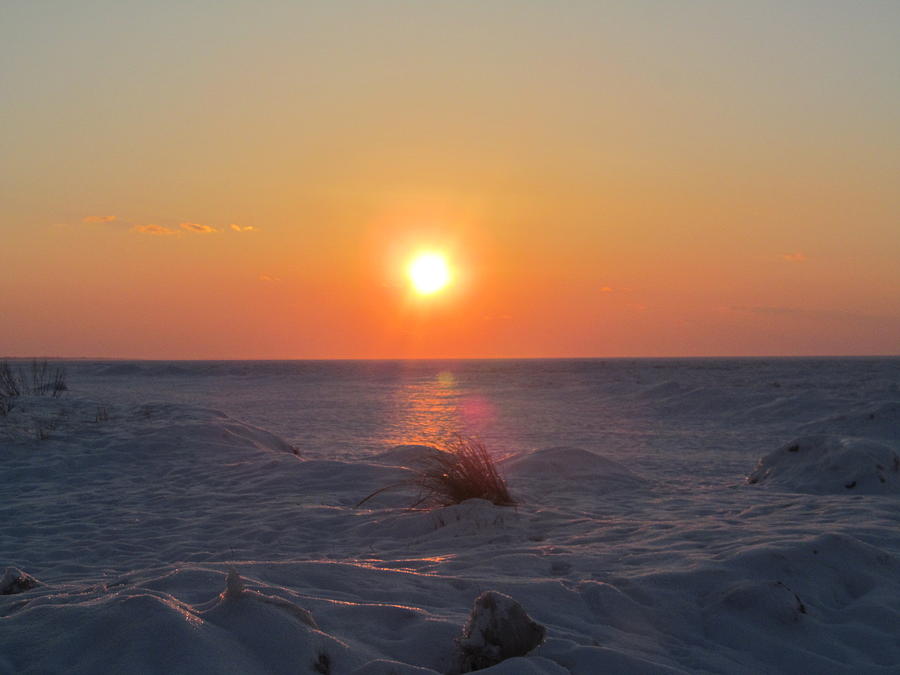 Sunset on the Bay Photograph by Loretta Pokorny
