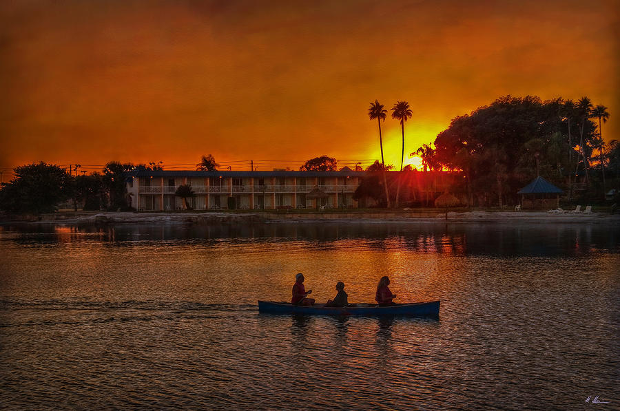 Sunset on the Bayou Photograph by Hanny Heim