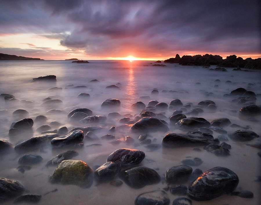 Sunset On The Beach Photograph by Ramón Espelt Photography