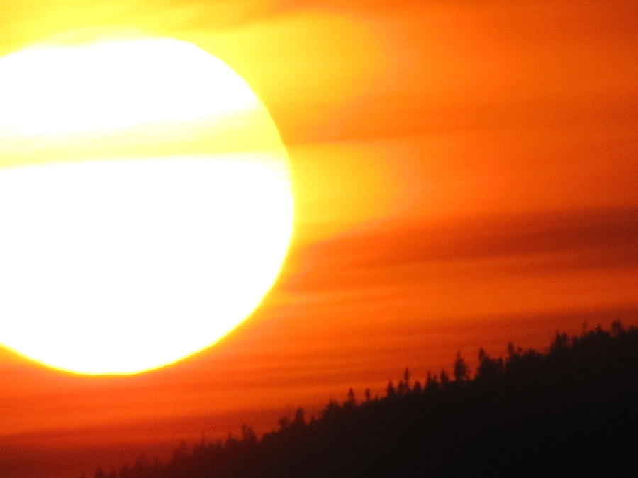 Sunset Photograph - Sunset on The Hill Quebec Canada by Francois Fournier