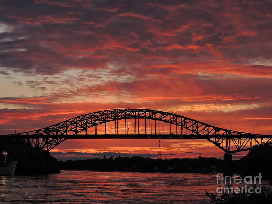 Sunset On The Piscataqua         Photograph by Marcia Lee Jones
