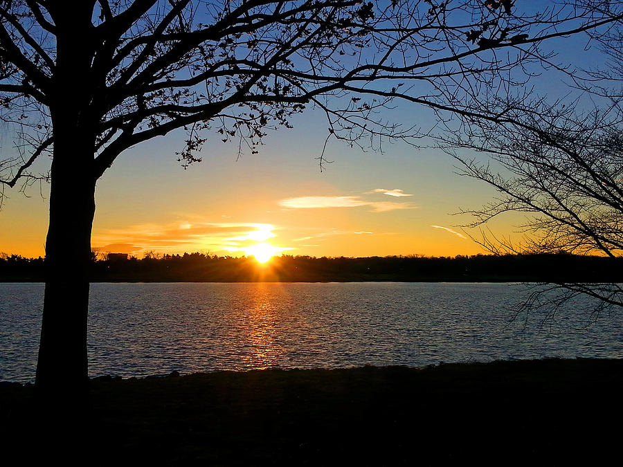 Sunset On The Potomac Photograph