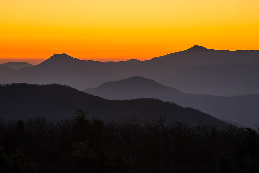 Sunset on the Ridges Photograph by Serge Skiba