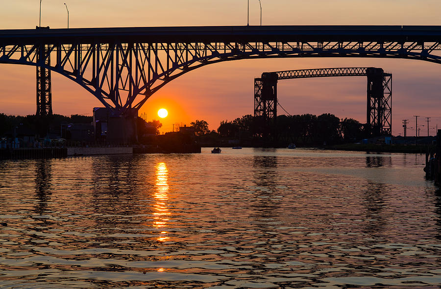 Sunset on the River Photograph by Clint Buhler