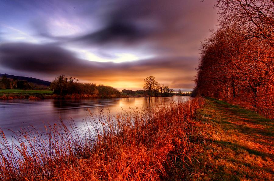 Sunset On The Suir Photograph by Joe Ormonde