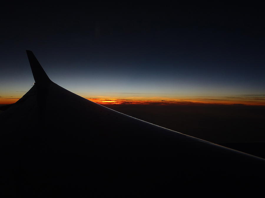 Sunset On The Wing Photograph
