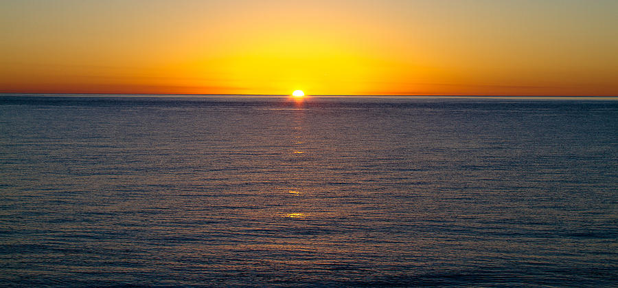Sunset over Baja Photograph by Atom Crawford