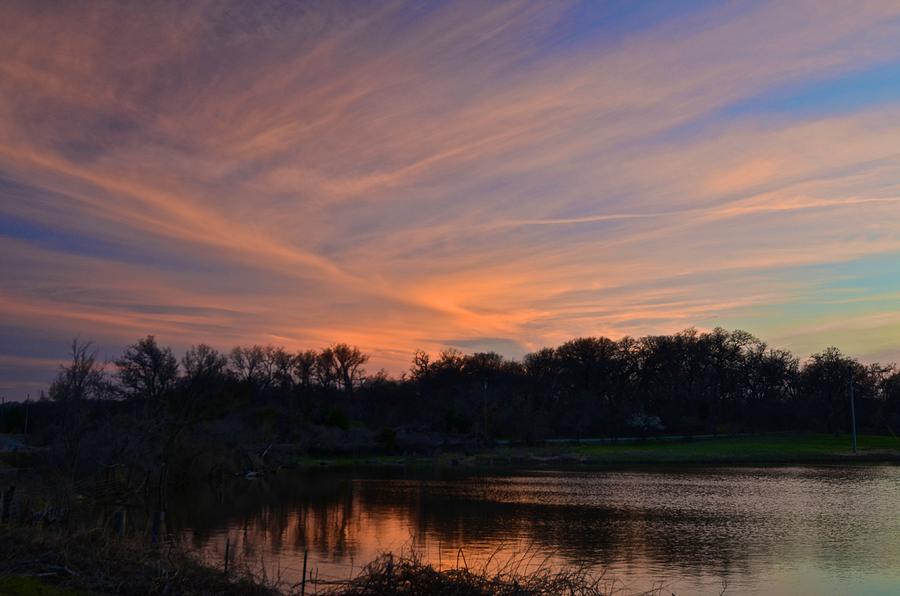 Sunset over Blue Lake 1 Photograph by Ricardo J Ruiz de Porras